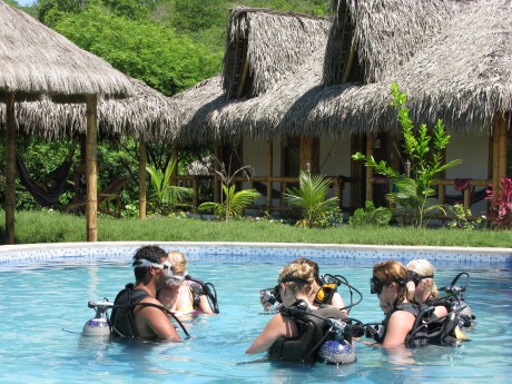 Diving training 1